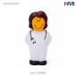 Promotional Anti-Stress Female Doctor Toy | Anti-Stress Doctor with branding in Germany | hmi-C-1032942 | Image 01