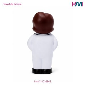 Promotional Anti-Stress Female Doctor Toy | Anti-Stress Doctor with branding in Germany | hmi-C-1032942 | Image 04