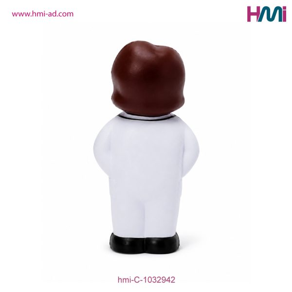Promotional Anti-Stress Female Doctor Toy | Anti-Stress Doctor with branding in Germany | hmi-C-1032942 | Image 04