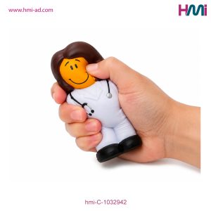 Promotional Anti-Stress Female Doctor Toy | Anti-Stress Doctor with branding in Germany | hmi-C-1032942 | Image 07