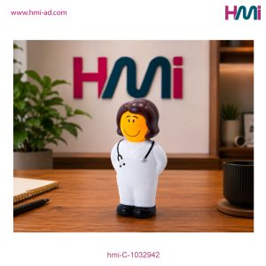Promotional Anti-Stress Female Doctor Toy | Anti-Stress Doctor with branding in Germany | hmi-C-1032942 | Image 08
