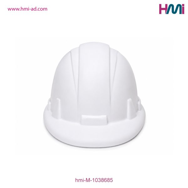 Promotional Anti-Stress Helmet Ball | Promotional Anti-Stress Helmet shape with branding | hmi-M-1038685 | Image 01
