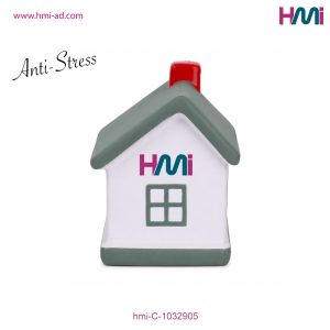 Promotional Anti-Stress House shape with branding | Promotional Anti-Stress toy in Germany | hmi-C-1032905 | Image 02