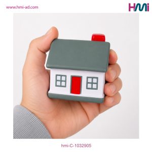 Promotional Anti-Stress House shape with branding | Promotional Anti-Stress toy in Germany | hmi-C-1032905 | Image 04