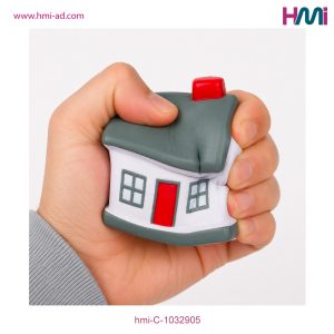 Promotional Anti-Stress House shape with branding | Promotional Anti-Stress toy in Germany | hmi-C-1032905 | Image 05