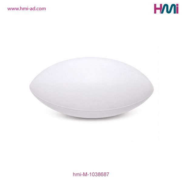Promotional Anti-Stress Rugby Ball with branding | Promotional Anti-Stress Ball with custom Logo | hmi-M-1038687 | Image 01