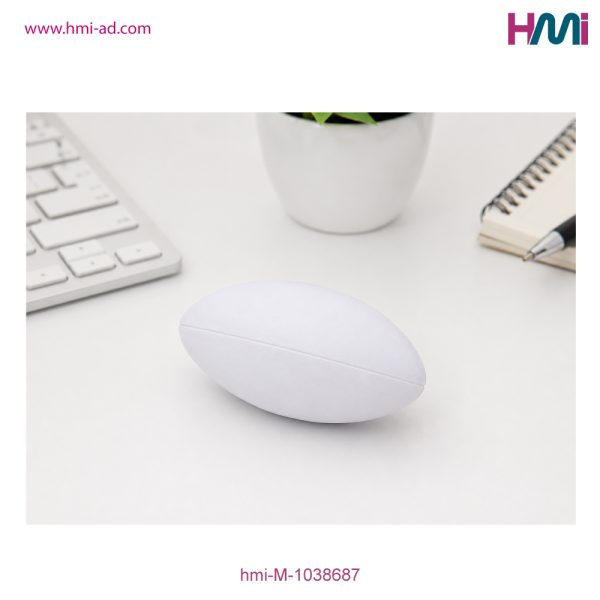 Promotional Anti-Stress Rugby Ball with branding | Promotional Anti-Stress Ball with custom Logo | hmi-M-1038687 | Image 04