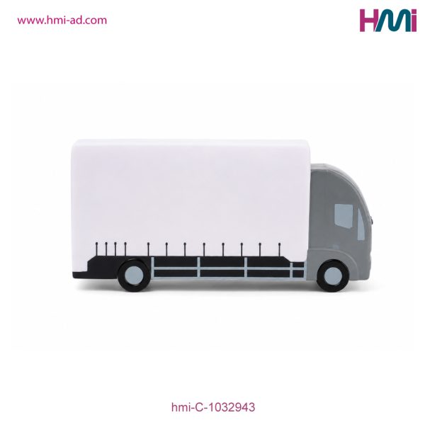 Promotional Anti-Stress Truck shape with custom Logo in Germany | Promotional Anti-Stress Toy branded in Germany | hmi-C-1032943 | Image 01