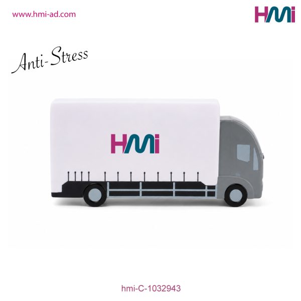 Promotional Anti-Stress Truck shape with custom Logo in Germany | Promotional Anti-Stress Toy branded in Germany | hmi-C-1032943 | Image 02