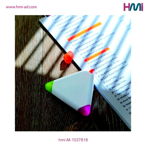 Promotional Marker with Branding in Germany | Promotional Triangular Shaped Marker with logo in Germany | hmi-M-1037818 | Image 04
