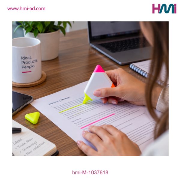 Promotional Marker with Branding in Germany | Promotional Triangular Shaped Marker with logo in Germany | hmi-M-1037818 | Image 05
