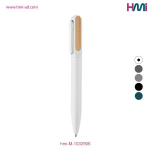Promotional Metal Bamboo Ball Pen with branding in Germany | Promotional recycled ball pen with logo in Germany | hmi-M-1032906 | Image 04