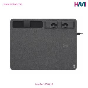 Promotional Multifunctional RPET Mouse Mat with branding in Germany | Promotional Wireless fast charger mouse pad with logo in Germany | hmi-M-1036416 | Image 03