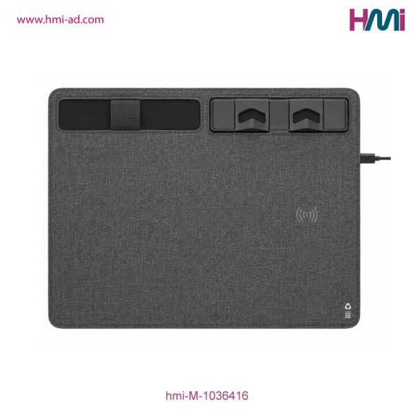 Promotional Multifunctional RPET Mouse Mat with branding in Germany | Promotional Wireless fast charger mouse pad with logo in Germany | hmi-M-1036416 | Image 03