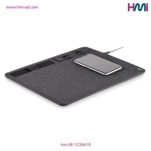 Promotional Multifunctional RPET Mouse Mat with branding in Germany | Promotional Wireless fast charger mouse pad with logo in Germany | hmi-M-1036416 | Image 04