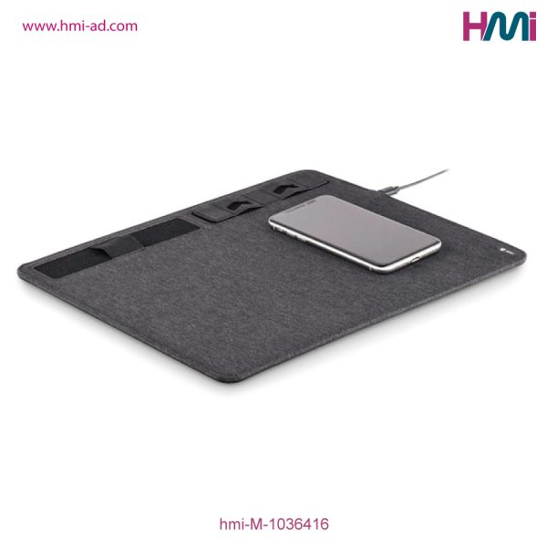 Promotional Multifunctional RPET Mouse Mat with branding in Germany | Promotional Wireless fast charger mouse pad with logo in Germany | hmi-M-1036416 | Image 04