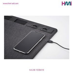 Promotional Multifunctional RPET Mouse Mat with branding in Germany | Promotional Wireless fast charger mouse pad with logo in Germany | hmi-M-1036416 | Image 05
