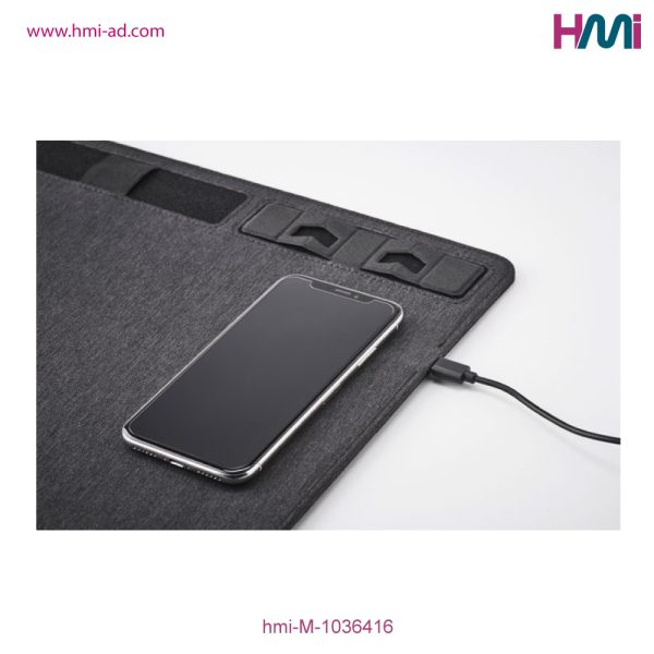 Promotional Multifunctional RPET Mouse Mat with branding in Germany | Promotional Wireless fast charger mouse pad with logo in Germany | hmi-M-1036416 | Image 05