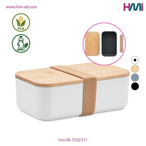 Promotional PLA Lunch Box RPET with branding in Germany | Promotional Eco-Friendly Lunch Box with Logo in Germany | hmi-M-1032311 | Image 01
