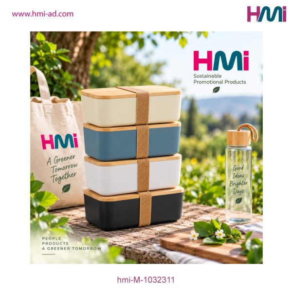 Promotional PLA Lunch Box RPET with branding in Germany | Promotional Eco-Friendly Lunch Box with Logo in Germany | hmi-M-1032311 | Image 08