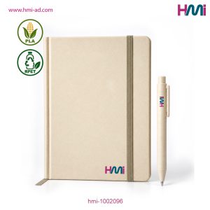 Promotional PLA Notebook Set with branding in Germany | Promotional PLA Corn Made Notebook Set in Germany | hmi-1002096 | Image 02