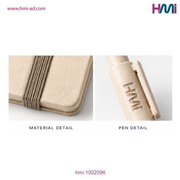Promotional PLA Notebook Set with branding in Germany | Promotional PLA Corn Made Notebook Set in Germany | hmi-1002096 | Image 05