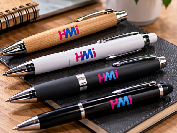 Promotional pens with custom logo for industrial companies in Germany