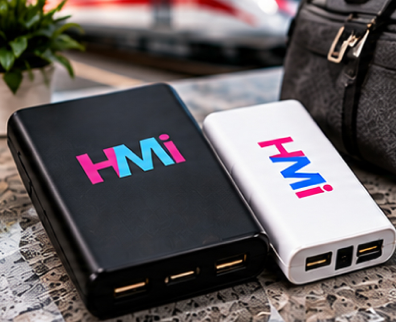 Branded power banks for railway companies in Germany
