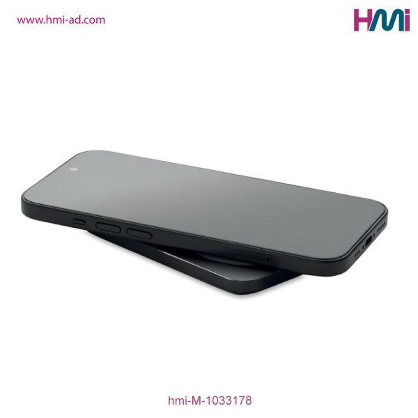 Promotional Powerbank with branding in Germany | Promotional Ultra Thin Wireless Powerbank with custom Logo Germany | hmi-M-1033178 | Image 04