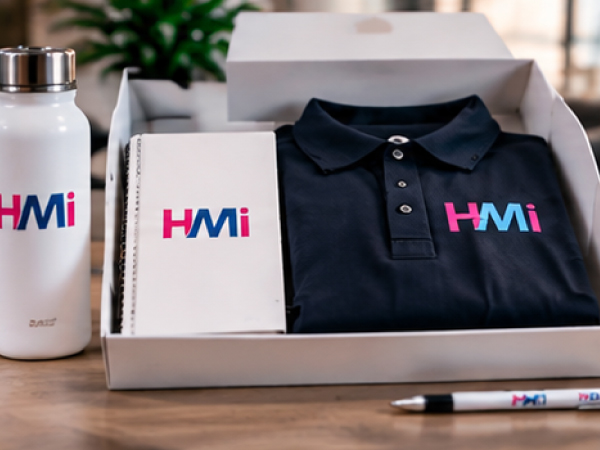 Branded employee welcome kits and promotional products for industrial companies in Germany