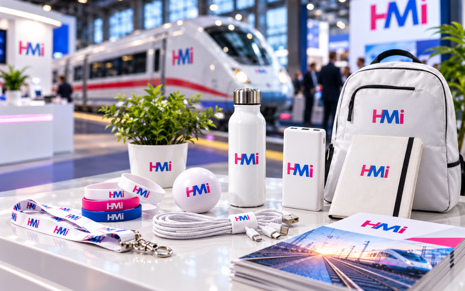 Promotional products for railway companies in Germany with branded merchandise and printing solutions