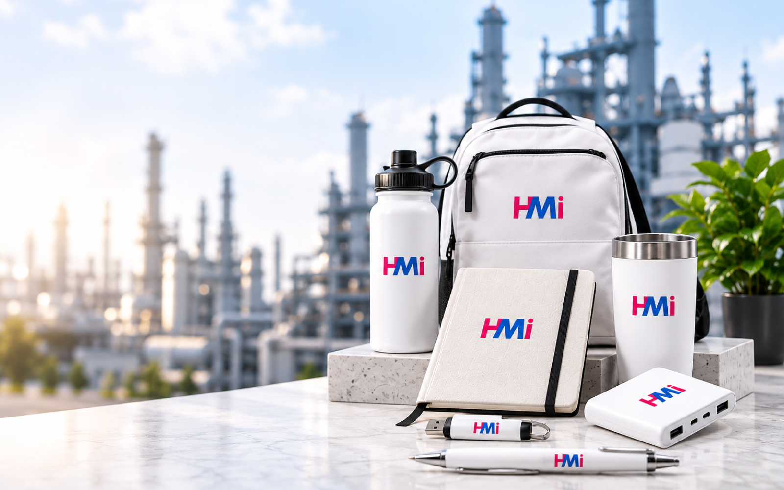 Promotional products with custom branding for industrial companies in Germany