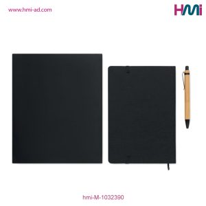 Promotional RPET Notebook Pen Set with branding in Germany | Promotional Notebook and pen with custom logo in Germany | hmi-M-1032390 | Image 06