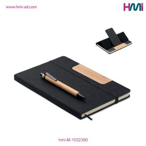 Promotional RPET Notebook Pen Set with branding in Germany | Promotional Notebook and pen with custom logo in Germany | hmi-M-1032390 | Image 09