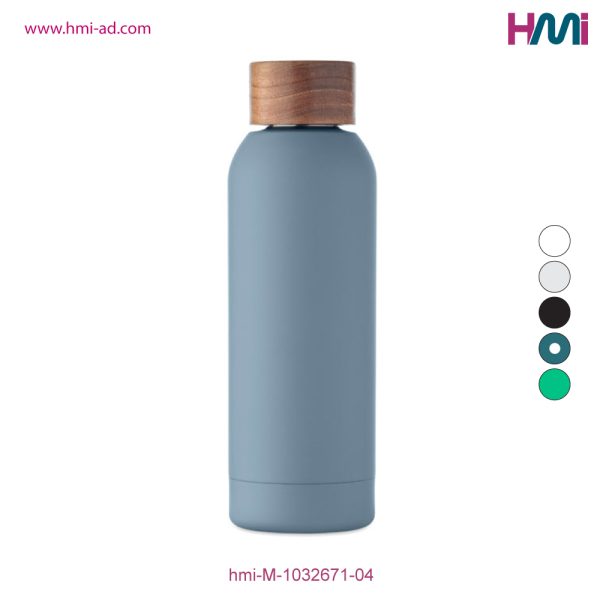 Promotional Single wall recycled bottle with branding | Promotional Stainless Steel Bottle with custom Logo Germany | hmi-M-1032671 | Image 04