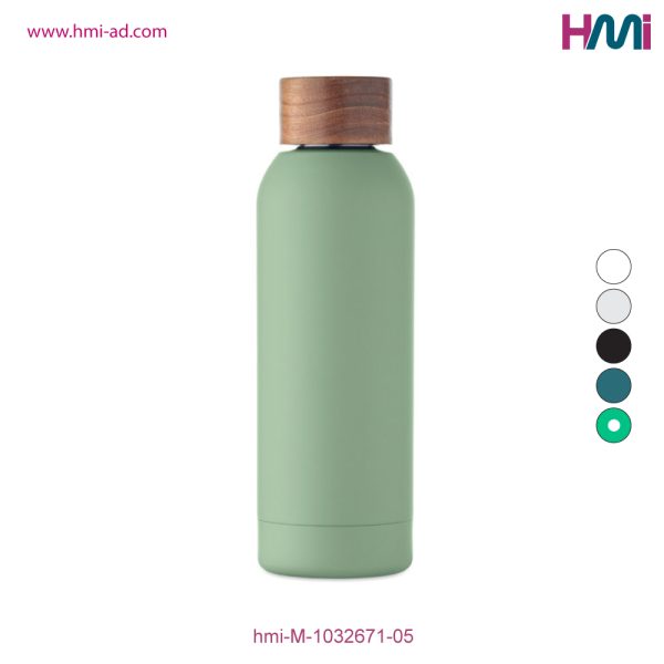 Promotional Single wall recycled bottle with branding | Promotional Stainless Steel Bottle with custom Logo Germany | hmi-M-1032671 | Image 07