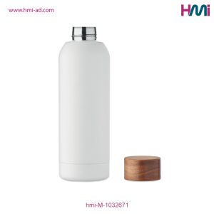 Promotional Single wall recycled bottle with branding | Promotional Stainless Steel Bottle with custom Logo Germany | hmi-M-1032671 | Image 03