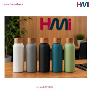 Promotional Single wall recycled bottle with branding | Promotional Stainless Steel Bottle with custom Logo Germany | hmi-M-1032671 | Image 08