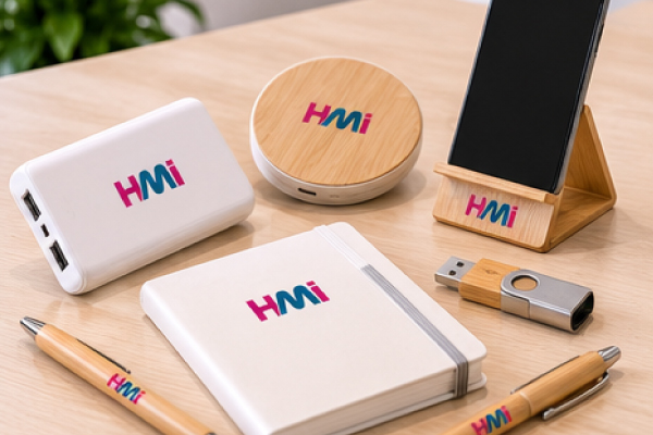 Promotional technology and office gifts with custom branding in Germany