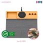 Promotional Wireless Charger Bamboo Mouse Pad with branding in Germany | Promotional Bamboo Mouse Mat with custom Logo in Germany | hmi-M-1032281 | Image 01