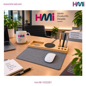 Promotional Wireless Charger Bamboo Mouse Pad with branding in Germany | Promotional Bamboo Mouse Mat with custom Logo in Germany | hmi-M-1032281 | Image 11