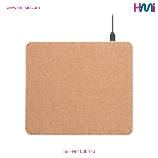 Promotional Wireless Charger Mouse Mat with branding in Germany | Promotional Eco-Friendly Mouse Pad with Logo branding in Germany | hmi-M-1036576 | Image 03