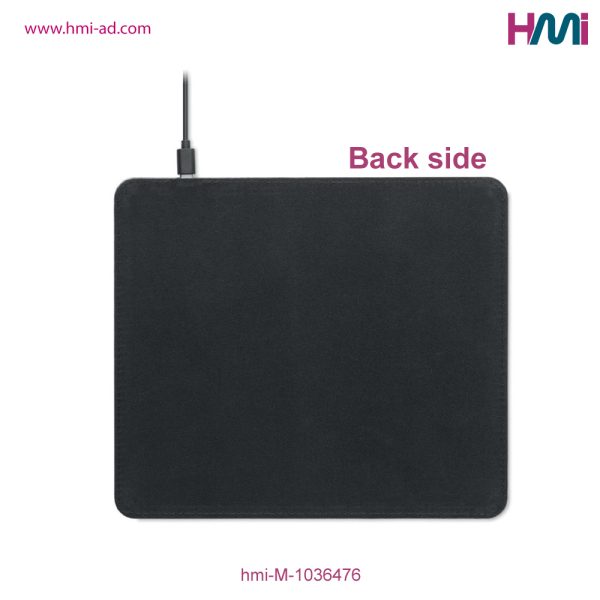 Promotional Wireless Charger Mouse Mat with branding in Germany | Promotional Eco-Friendly Mouse Pad with Logo branding in Germany | hmi-M-1036576 | Image 05