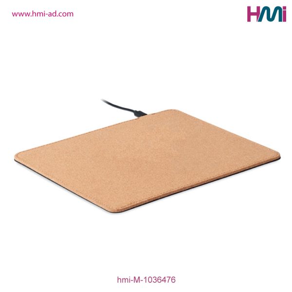 Promotional Wireless Charger Mouse Mat with branding in Germany | Promotional Eco-Friendly Mouse Pad with Logo branding in Germany | hmi-M-1036576 | Image 06