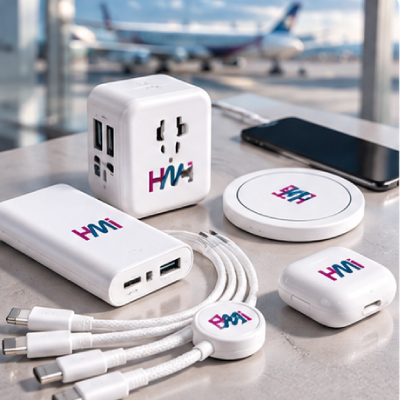 Promotional technology and travel accessories for aviation companies in Germany