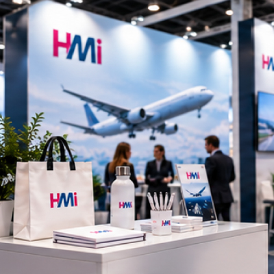 Promotional products for aviation companies at trade shows and exhibitions in Germany