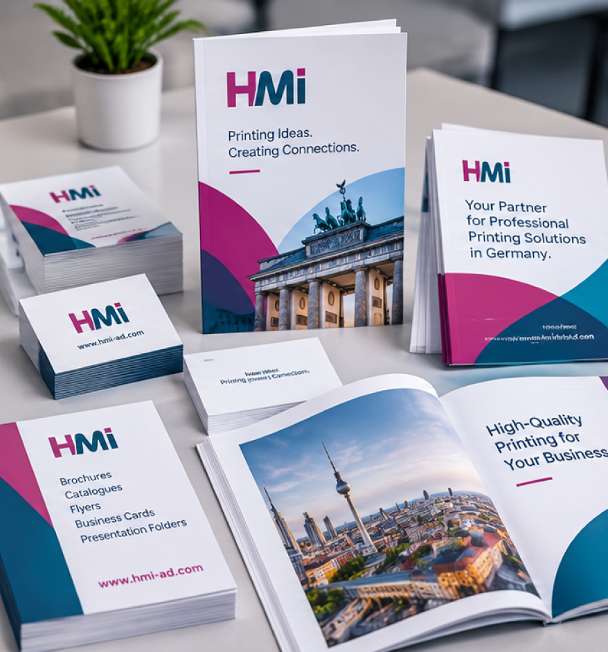 Business Printing Products and Marketing Materials in Germany by HMi GmbH