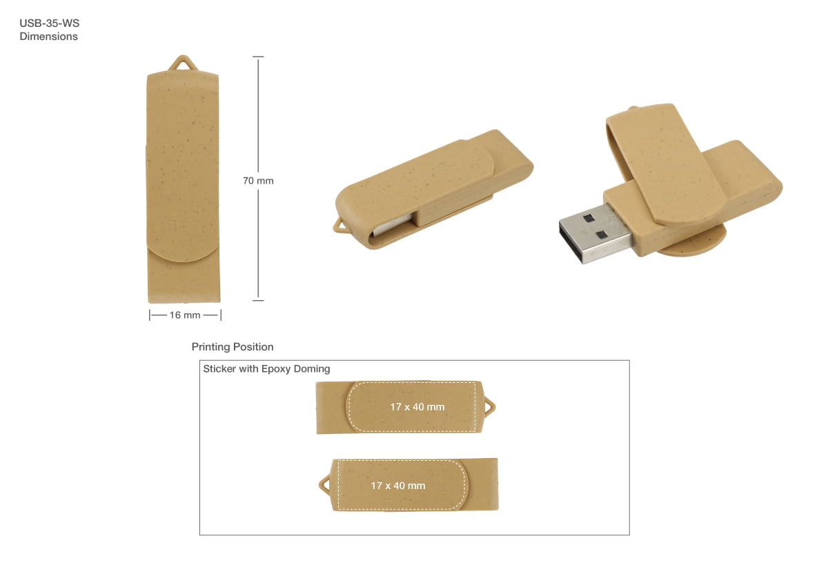Print Details Swivel USB Print Details Swivel USB