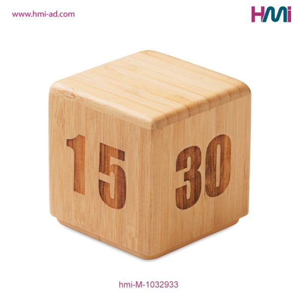 Promotional Bamboo Timer with logo branding in Germany | Promotional Bamboo twist Timer with Logo in Germany | HMi | hmi-ad | 04
