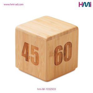 Promotional Bamboo Timer with logo branding in Germany | Promotional Bamboo twist Timer with Logo in Germany | HMi | hmi-ad | 05